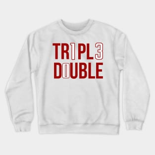 Triple Double 'James Harden x Russell Westbrook' NBA Houston Rockets Crewneck Sweatshirt